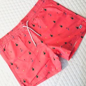 Hula Print Board Shorts